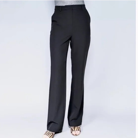 Claire Rose Black Straight Suit Pants NWT - Picture 1 of 13